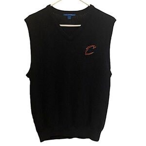 Cleveland Cavaliers Mens Size Large Sweater Vest Sleeveless Pullover Preppy